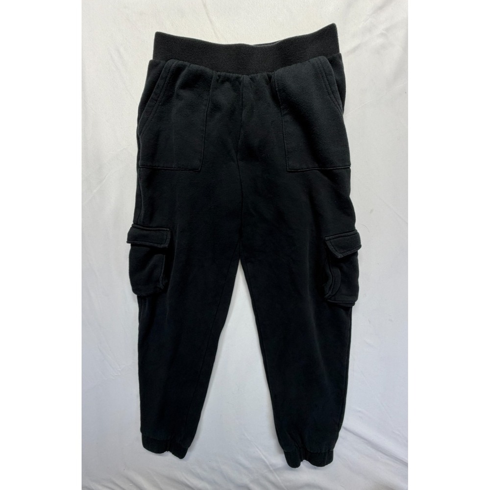 Ardene Sweatpants Womens‎ XS Black Cargo Pockets Fleece Lined Athleisure Jogger